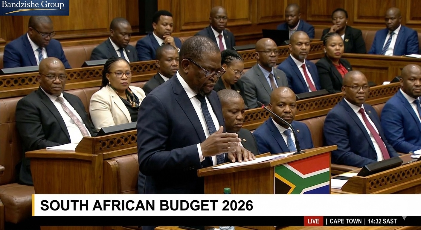 Pre Budget Speech South African Budget 2026 Header Image by Bandile Ndzishe of Bandzishe Group